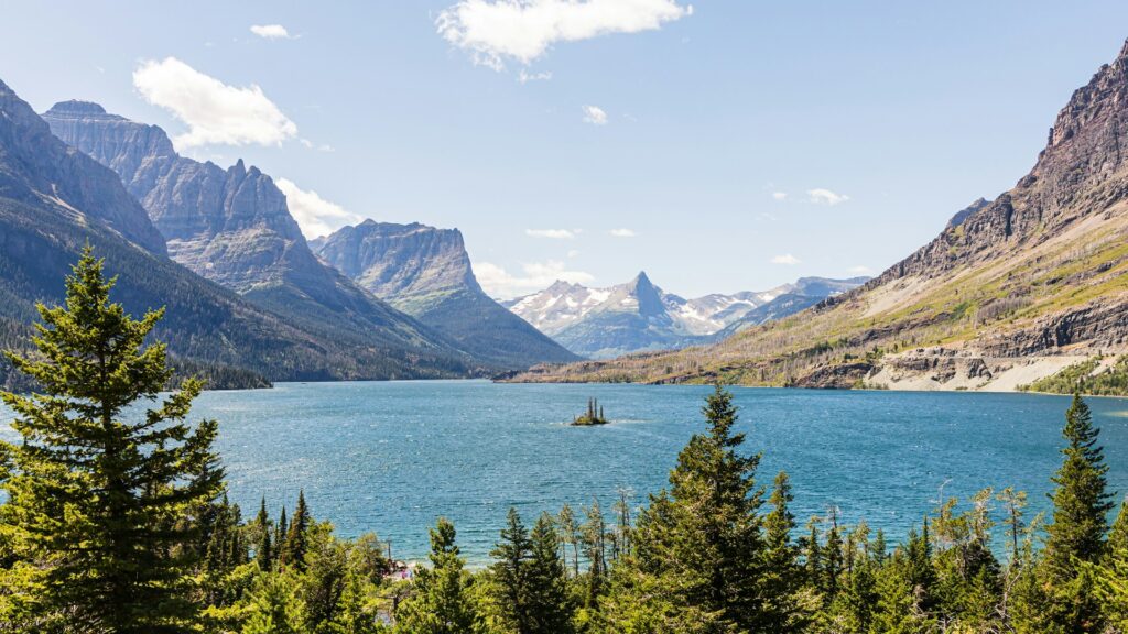 Montana glacier background image for page header